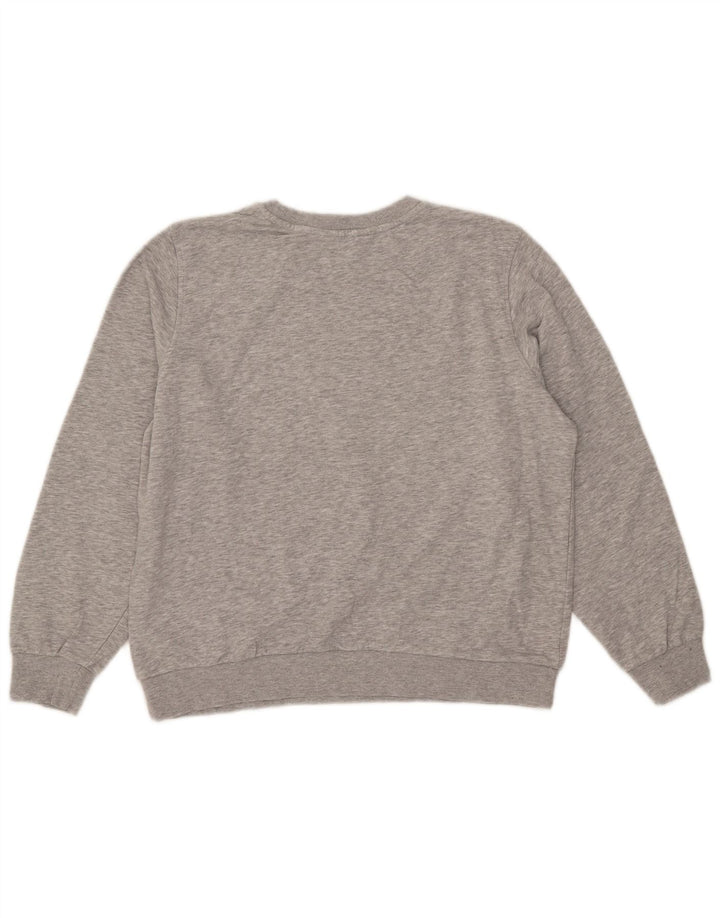 Marks & Spencer Damen Sweatshirt Pullover UK 16 Large Grau Baumwolle