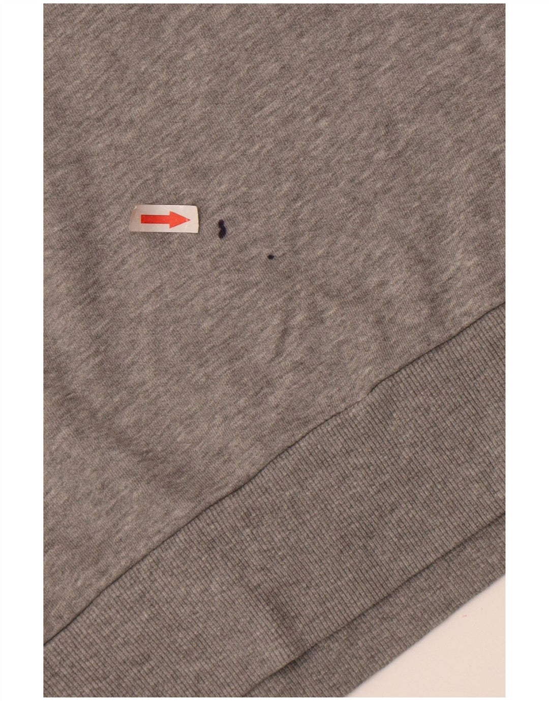 Jack & Jones Herren-Kapuzenpullover aus mittelgrau gefleckter Baumwolle