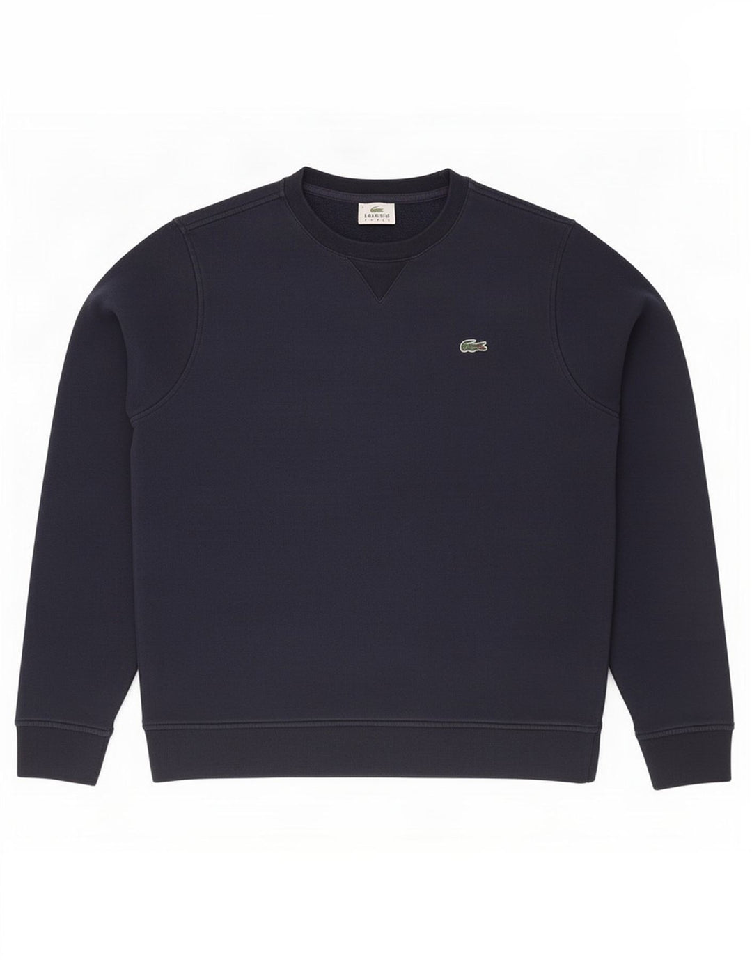 Lacoste Herren Sweatshirt Pullover Größe 4 Medium Marineblau Baumwolle