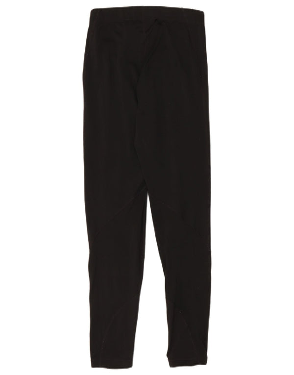 Nike Damen Slim Fit Leggings UK 14 Medium Schwarz Polyester Sport