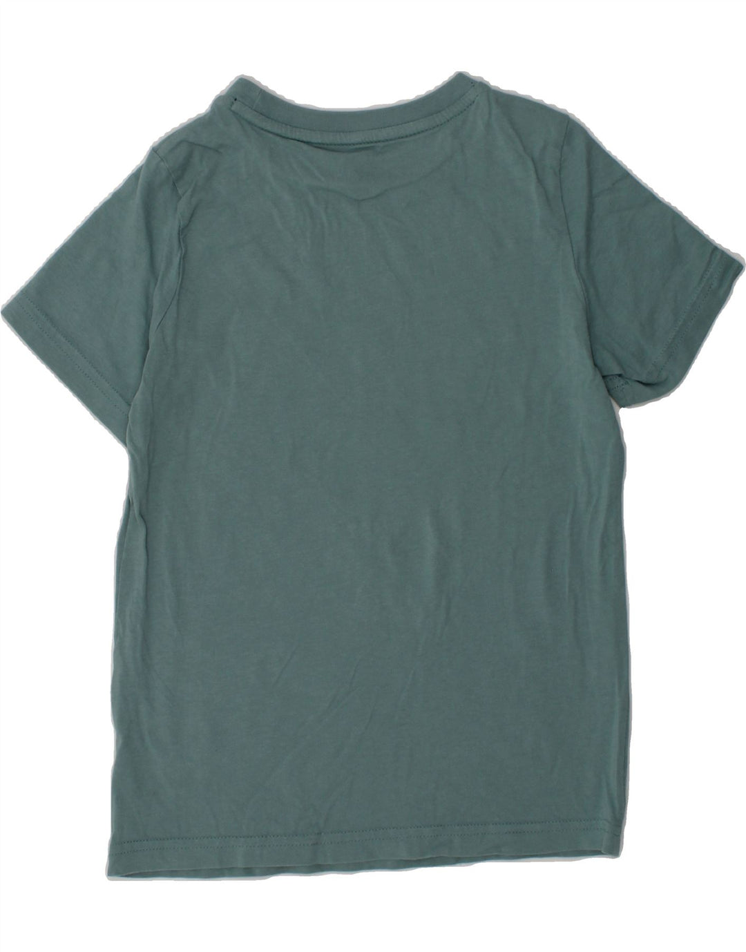 PUMA Girls Graphic T-Shirt Top 7-8 Years Green | Vintage Puma | Thrift | Second-Hand Puma | Used Clothing | Messina Hembry 