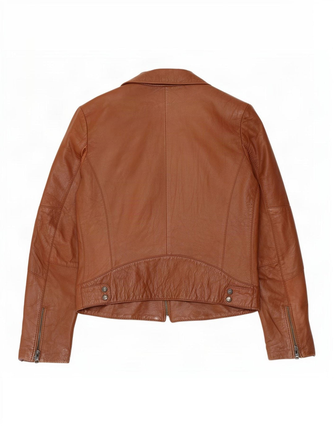 Sasch Damen Leder Bikerjacke UK 14 Large Braun