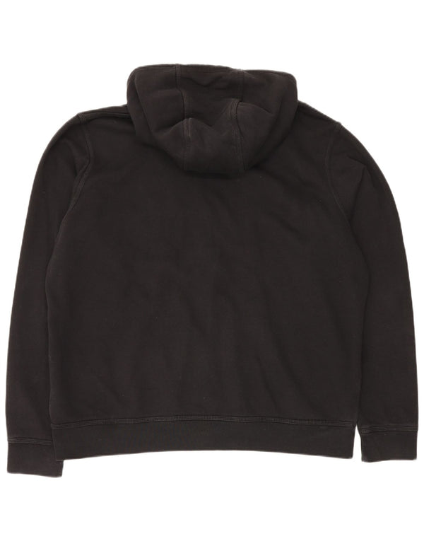 Nike Herren-Kapuzenpullover mit Reißverschluss, 2XL, schwarze Baumwolle