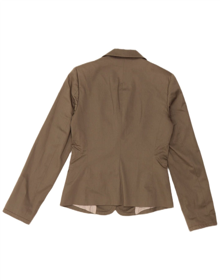 SISLEY Damen-Blazer mit 2 Knöpfen, Gr. 8, Grau