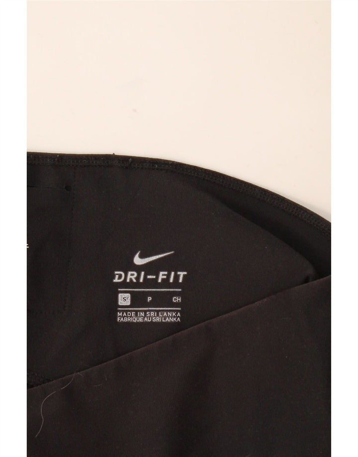 NIKE Damen Dri Fit Leggings UK 10 Small Schwarz