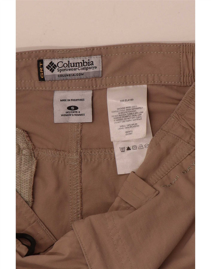 Columbia Damen Cargo-Shorts, Größe S, W26, Beige, Nylon