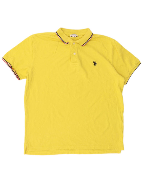 U.S. Polo Assn. Herren Poloshirt XL Gelb