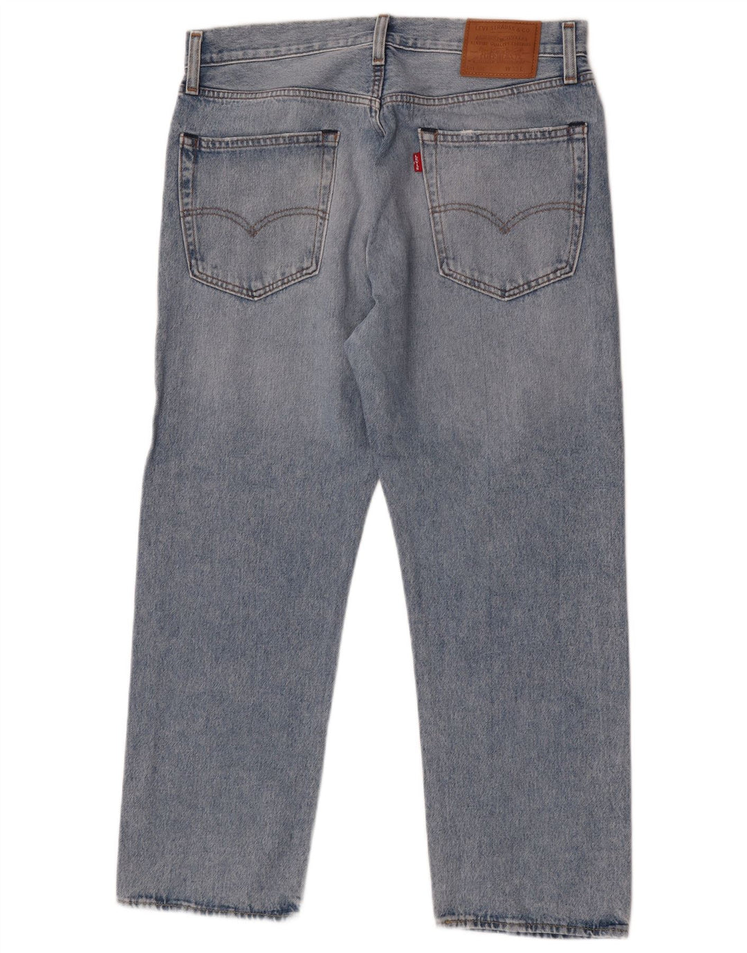 LEVI'S Herren 551 Straight Jeans W33 L27 Blaue Baumwolle