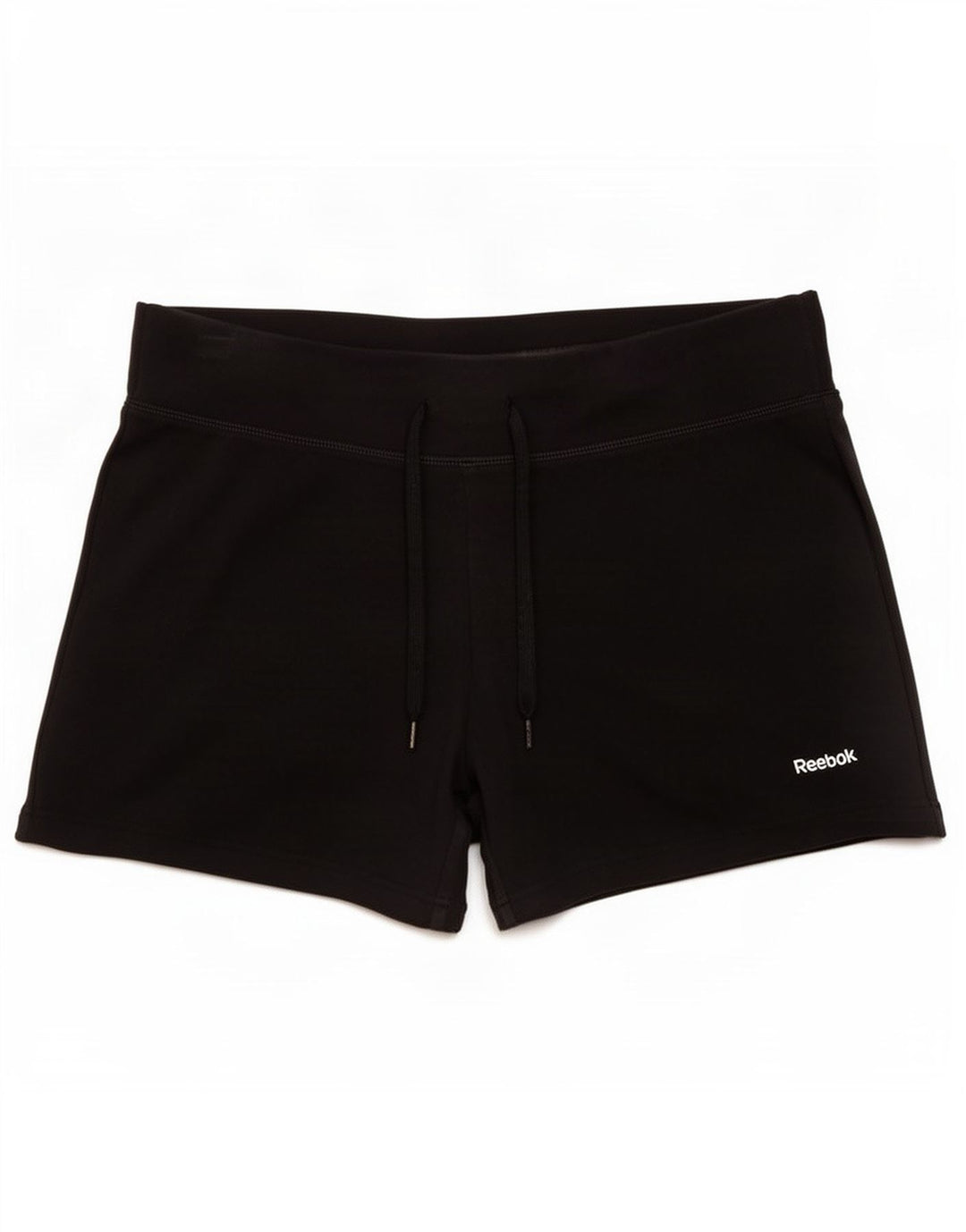 Reebok Damen Sportshorts UK 14 Medium Schwarz Baumwolle