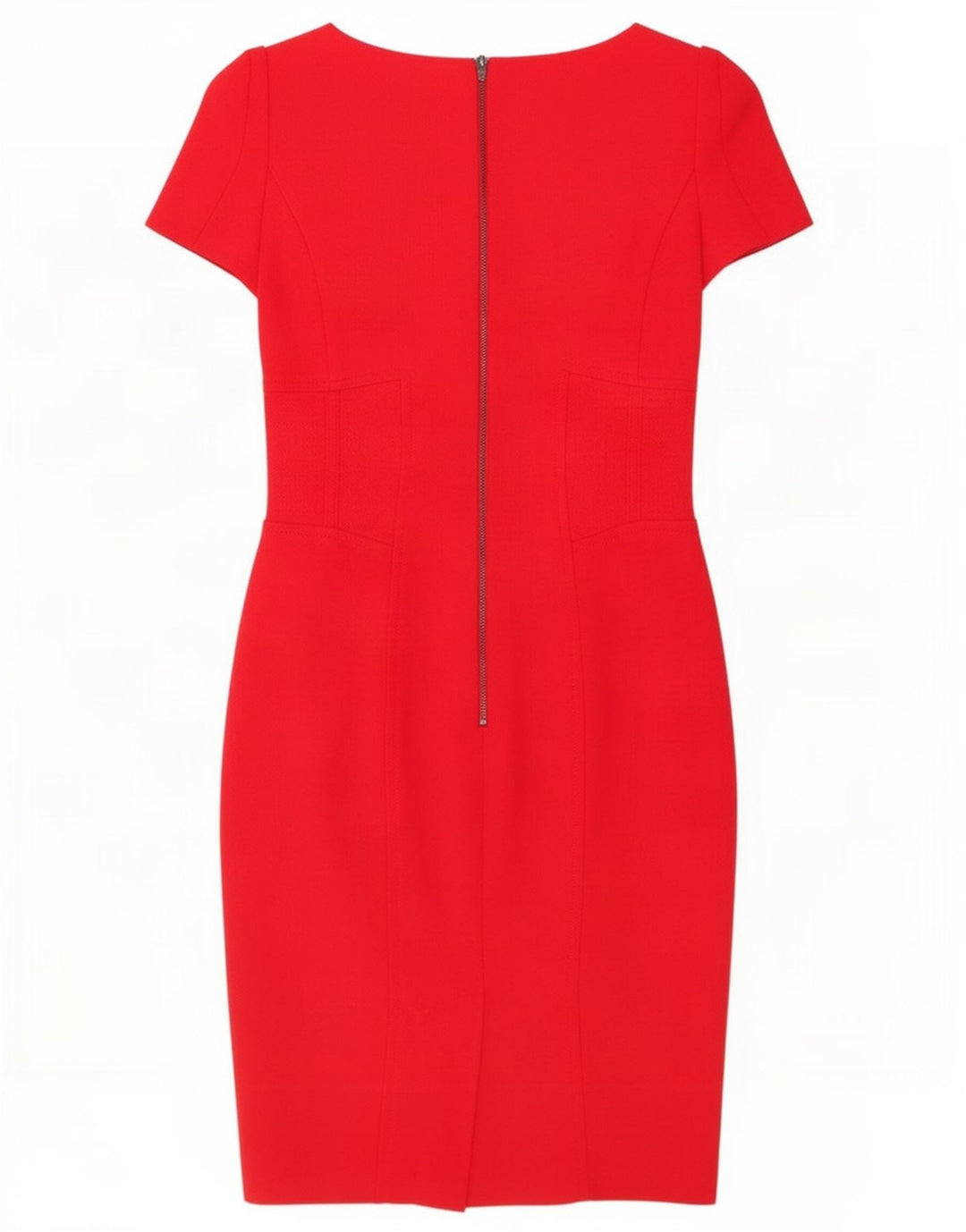 Marks & Spencer Damen Etuikleid UK 8 Small Rot Polyester