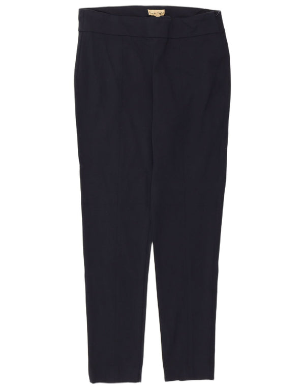 Phase Eight Damen-Hose, kurz geschnitten, UK 44, Größe L, W32, L29, Marineblau, Baumwolle