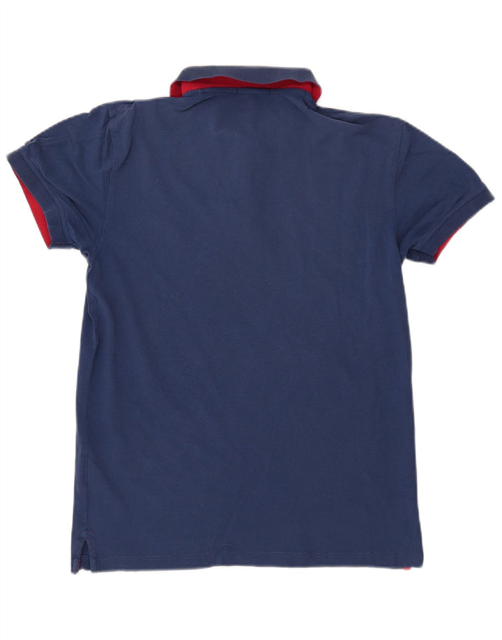 GANT Herren-Poloshirt aus mittelblauer Baumwolle in Marineblau