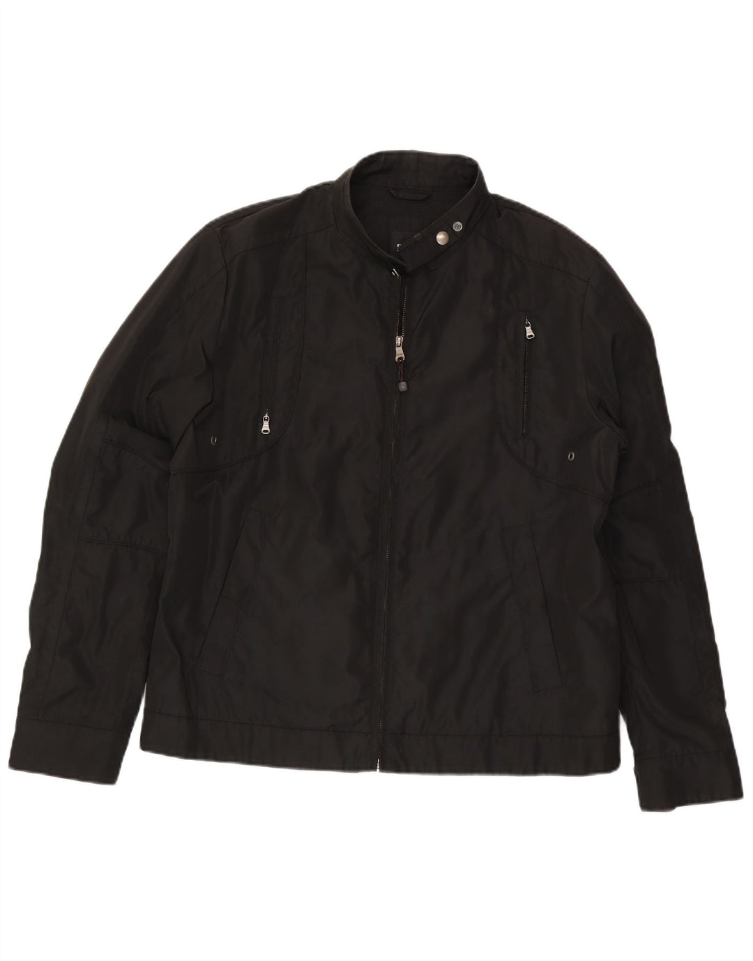 Hugo Boss Herren Bomberjacke EU 54 2XL Schwarz Polyester