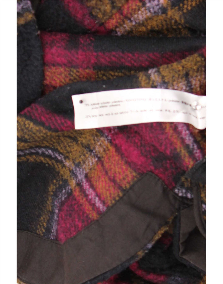 Übergroße Shacket-Jacke von Zara für Damen, Größe M, mehrfarbig, kariert, UK 14