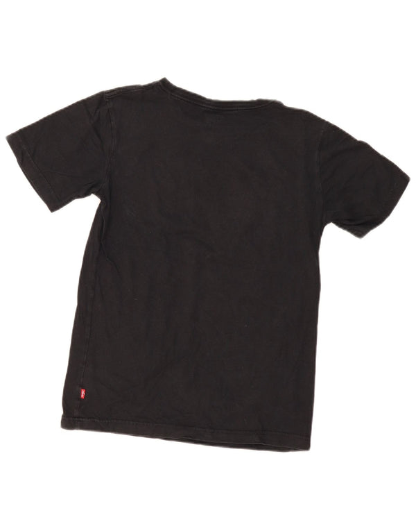 Levi's Jungen-T-Shirt mit Grafik, 12–13 Jahre, Größe L, schwarze Baumwolle