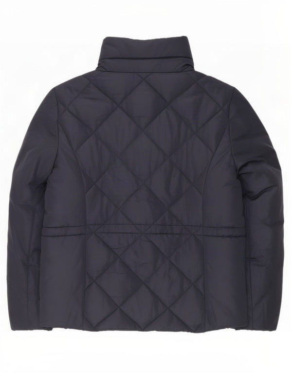 Marks & Spencer Damen Steppjacke mit Kapuze, UK 16, Größe L, Marineblau
