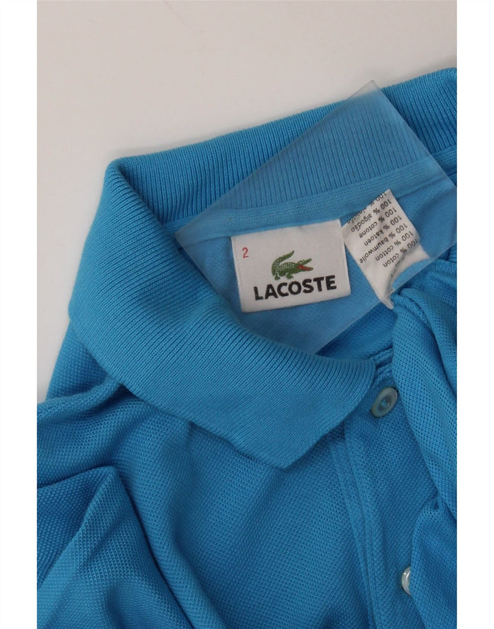 LACOSTE Herren-Poloshirt, Größe 2 XS, blaue Baumwolle