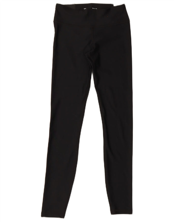 Under Armour Damen Graphic Leggings UK 8 Small Schwarz Polyester