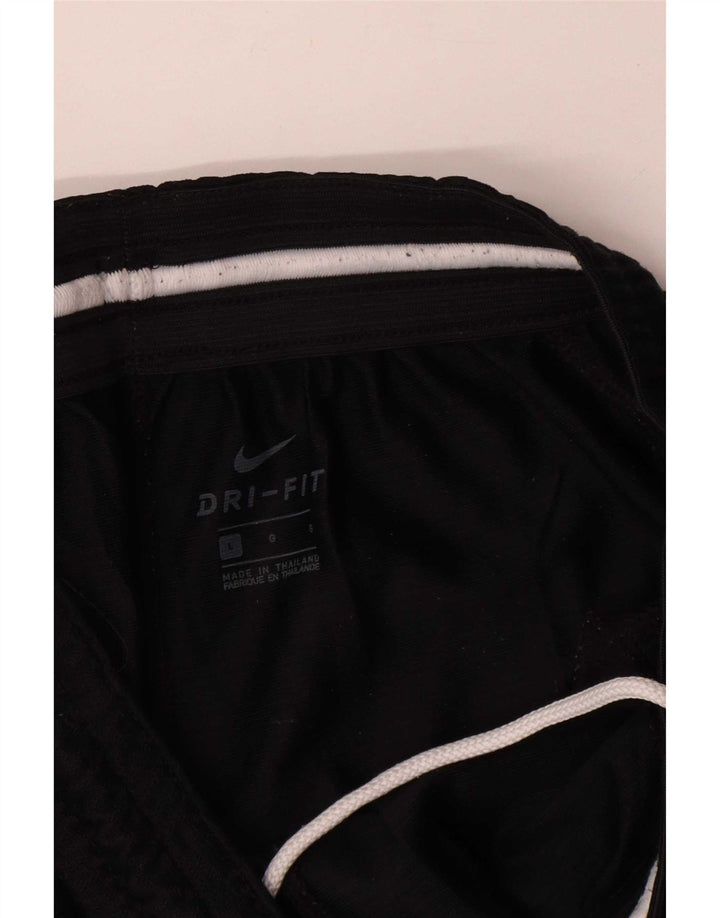 Nike Herren Dri Fit Graphic Sportshorts, groß, aus schwarzem Polyester