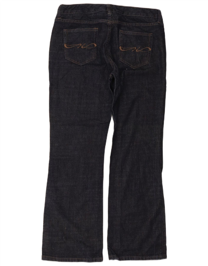 Tommy Hilfiger Damen Bootcut Jeans US 10 Large W31 L30 Marineblaue Baumwolle