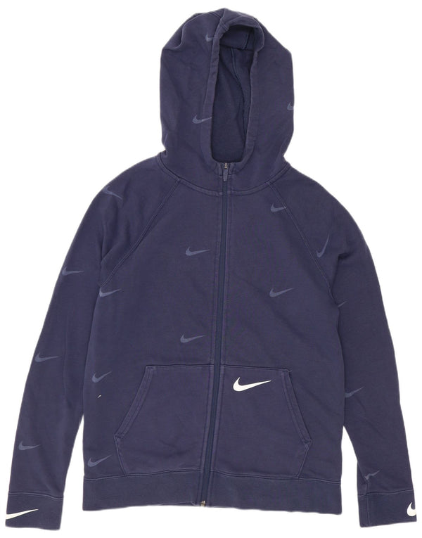 Nike Jungen Graphic Standard Fit Kapuzenpullover mit Reißverschluss, 13–14 Jahre, XL, Marineblau