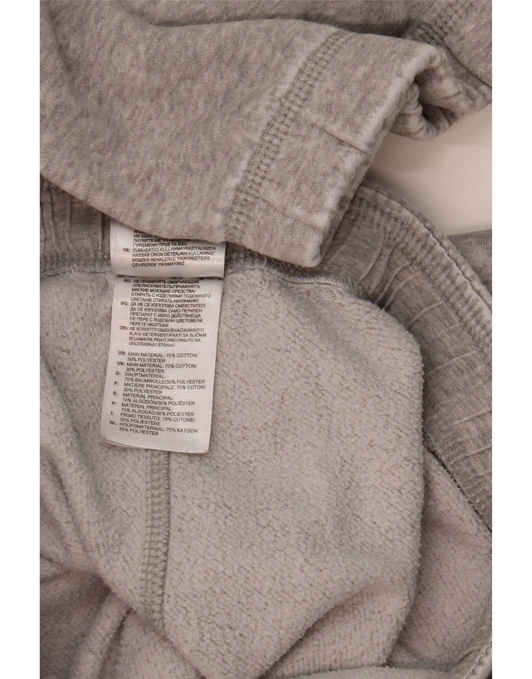 Adidas Herren Trainingshose Jogger Große graue Baumwolle