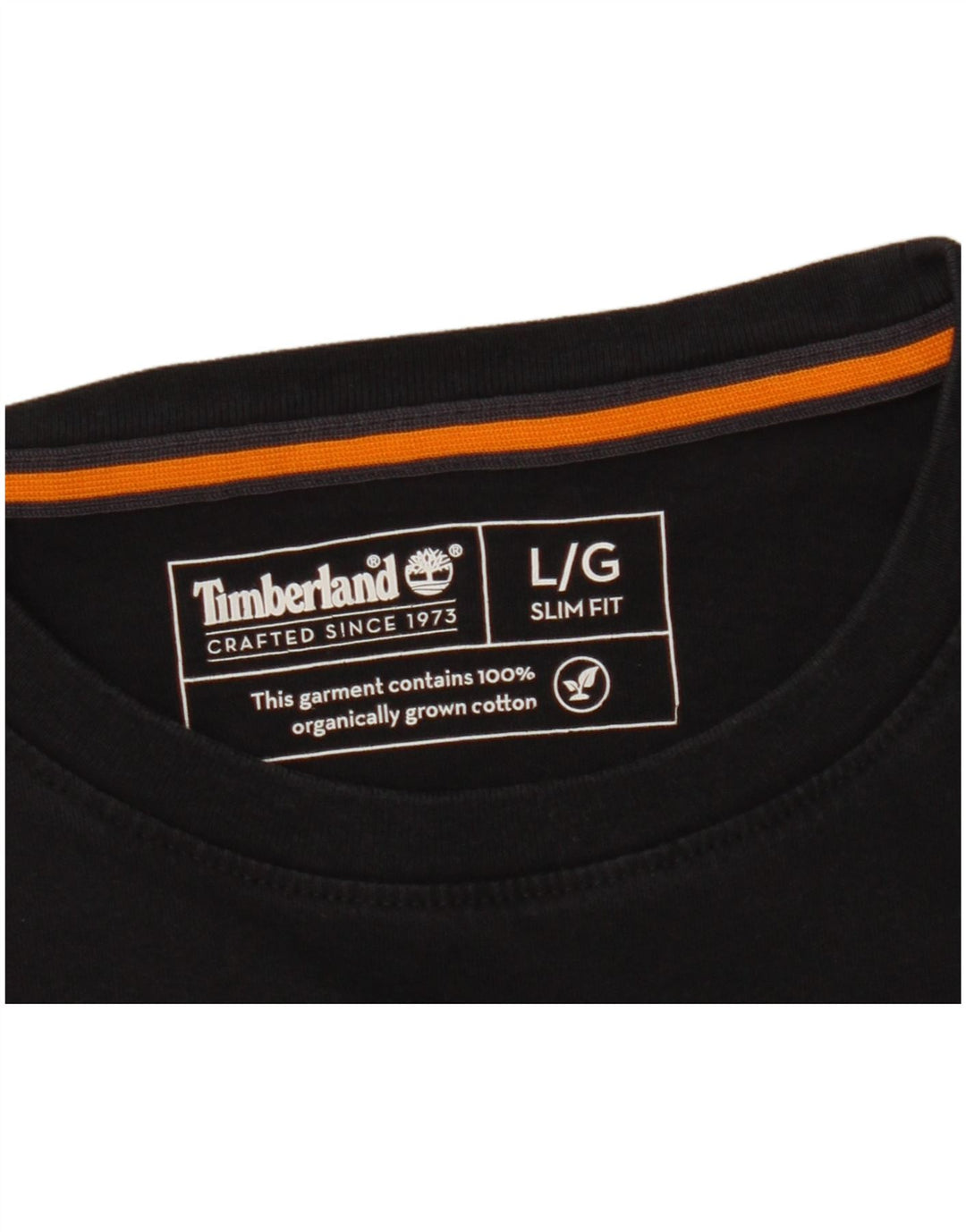 Timberland Herren Slim Fit T-Shirt Top Large Schwarz
