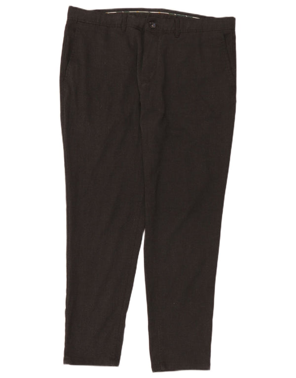 Zara Slim Chino-Hose für Herren, EU 46, XL, W36, L29, Grau