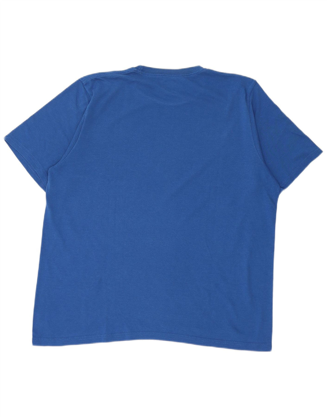 Reebok Herren Grafik-T-Shirt-Oberteil aus mittelblauer Baumwolle