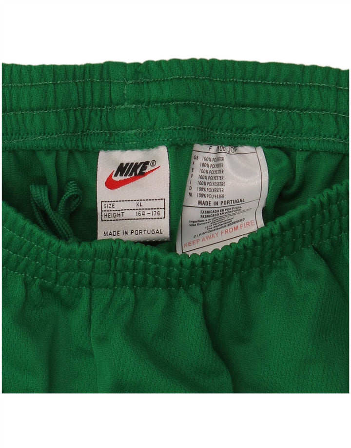 Nike Sportshorts für Jungen, 13–14 Jahre, XL, grünes Polyester