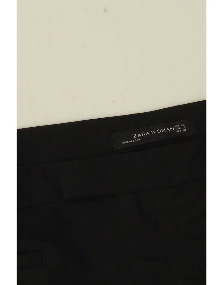 Zara Damen Slim Freizeithose EU 40 Medium W30 L28 Schwarz