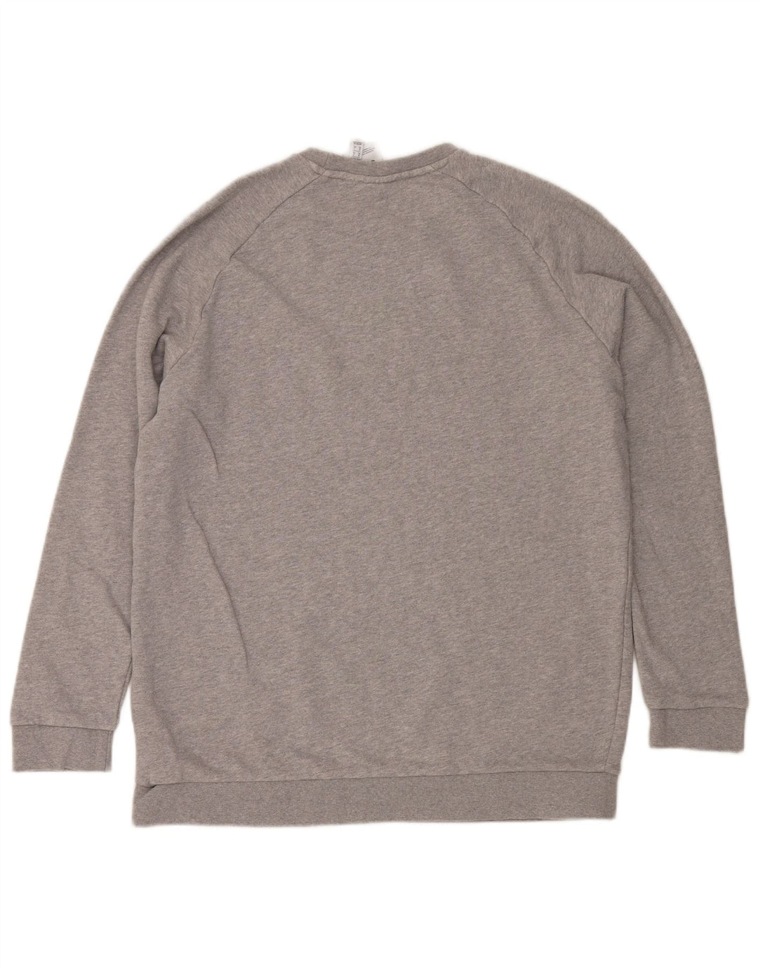 Adidas Herren Sweatshirt Pullover XL Grau gefleckte Baumwolle