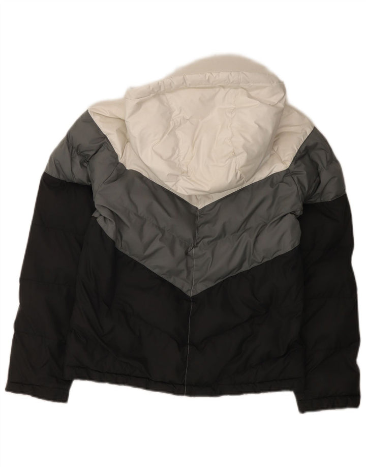 NIKE Wattierte Jacke für Jungen, 10–11 Jahre, mittelgroß, mehrfarbig, Farbblock