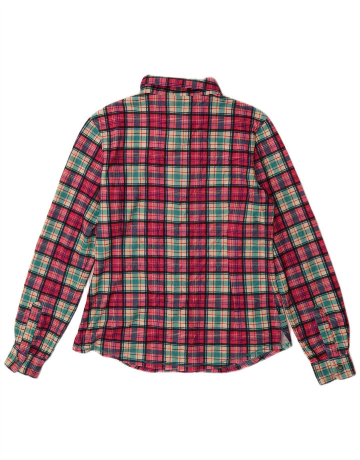 BRUGI Damen Flanellhemd UK 14 Large Pink Check