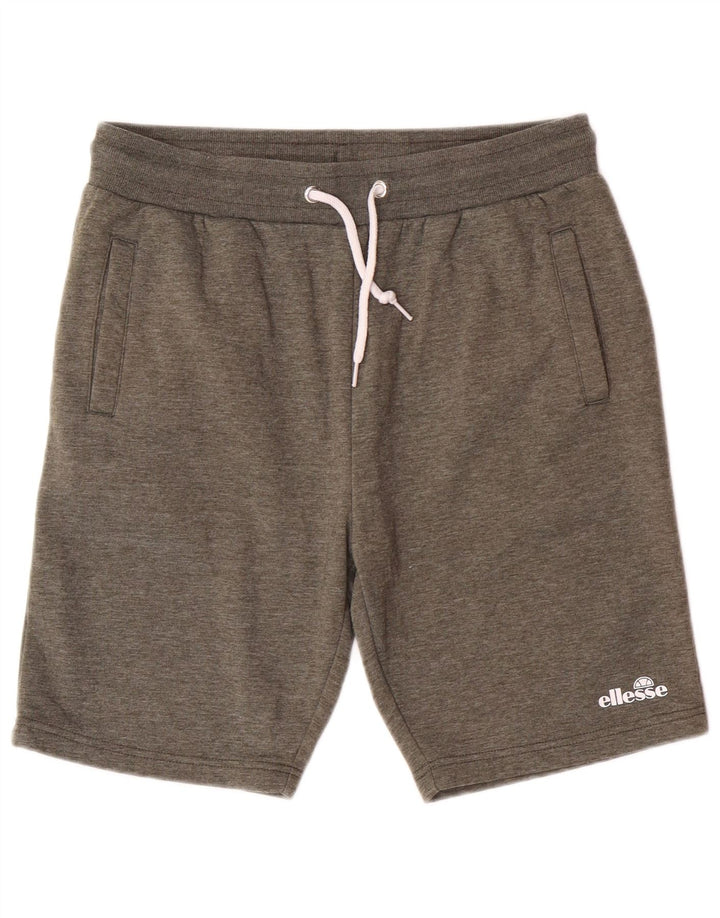 Ellesse Herren-Sportshorts aus mittlerer Khaki-Baumwolle