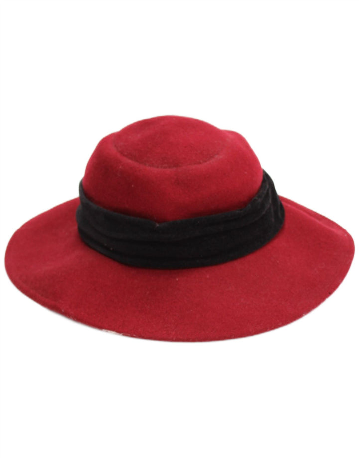 Kangol Damen Fischerhut, klein, aus roter Wolle