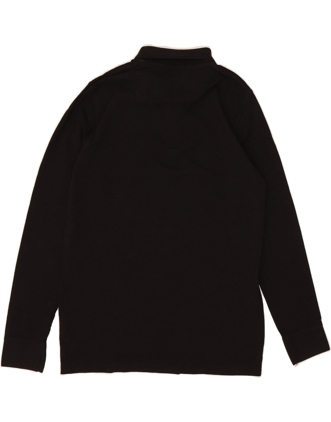 PIERRE CARDIN Mens Paris Regular Fit Long Sleeve Polo Shirt Medium Black Vintage Pierre Cardin and Second-Hand Pierre Cardin from Messina Hembry 
