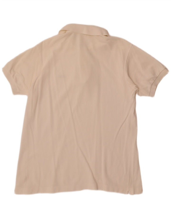 Lacoste Herren-Poloshirt aus mittelweißer Baumwolle