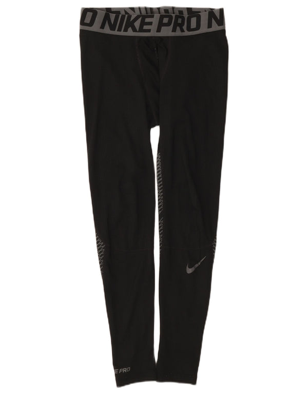 Nike Herren-Grafik-Leggings, Mittelschwarzes Farbblock-Polyester