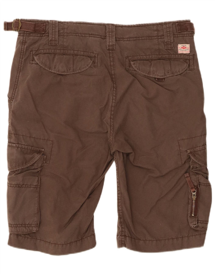 Scotch & Soda Herren Cargoshorts W31 mittelbraune Baumwolle