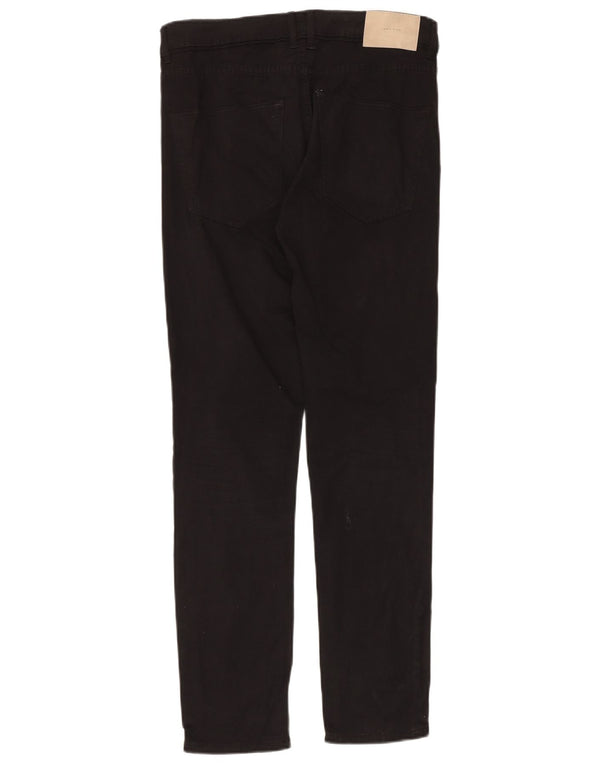Zara Herren Slim Jeans EU 36 XS W29 L32 Schwarze Baumwolle