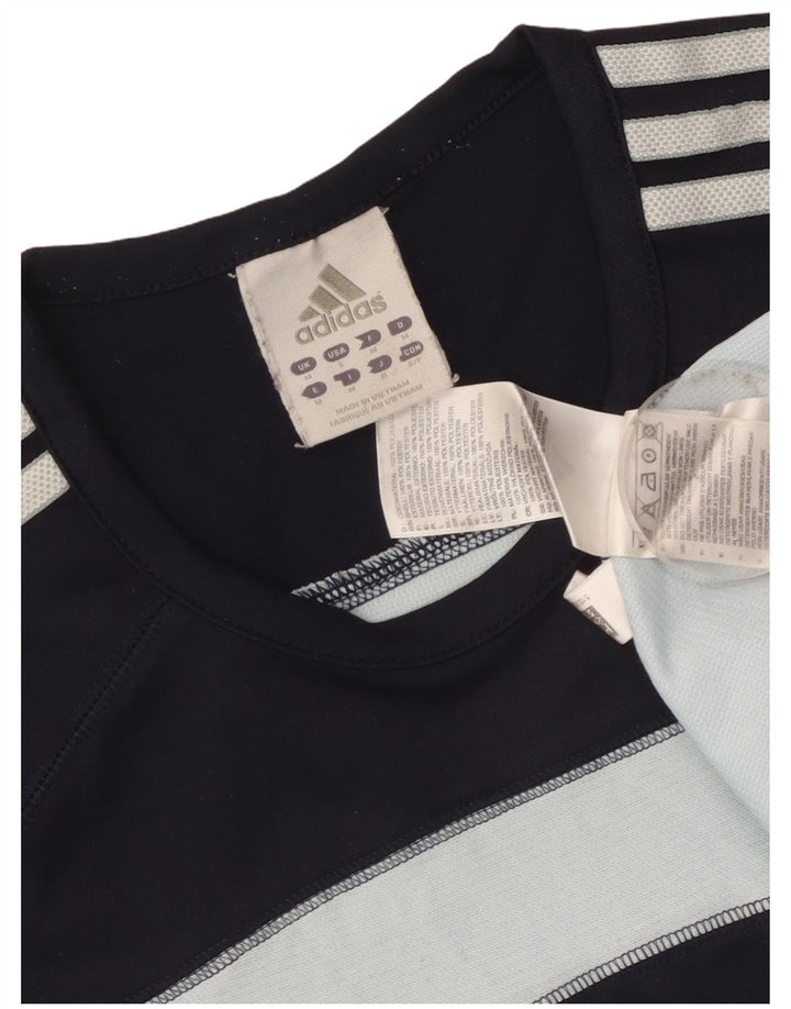 Adidas Herren-Weste, mittelgroß, Marineblau, Farbblock-Polyester