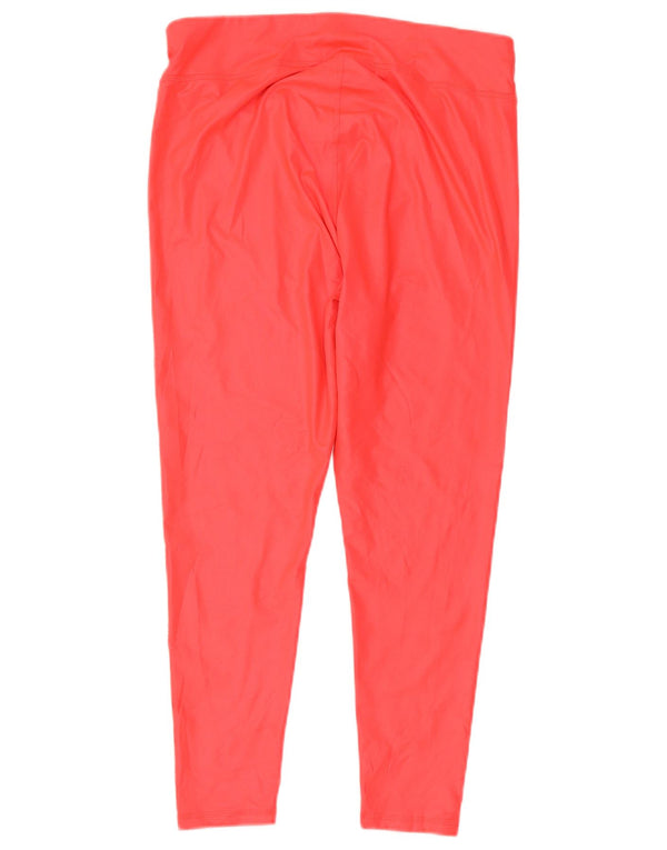 Puma Damen Capri-Leggings UK 16 Large Rot Polyester