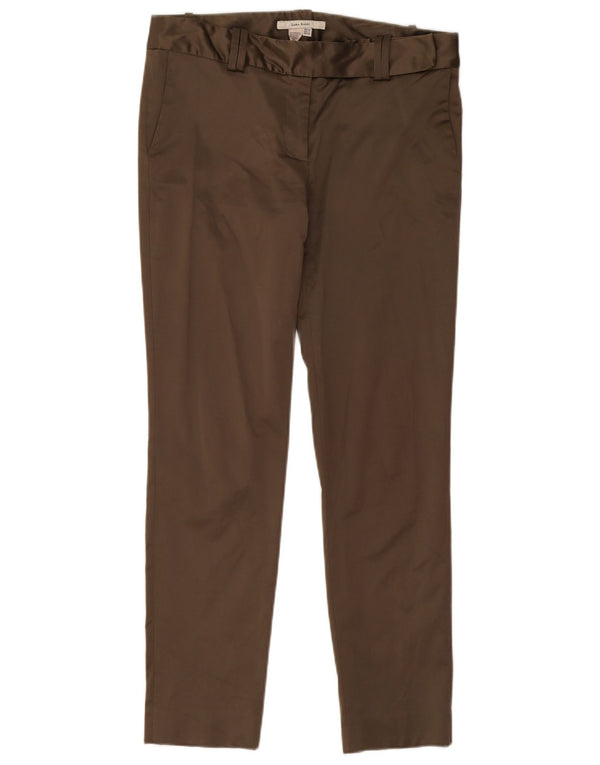 Zara Damen Skinny Chino-Hose EU 40 Medium W30 L28 Khaki Polyester