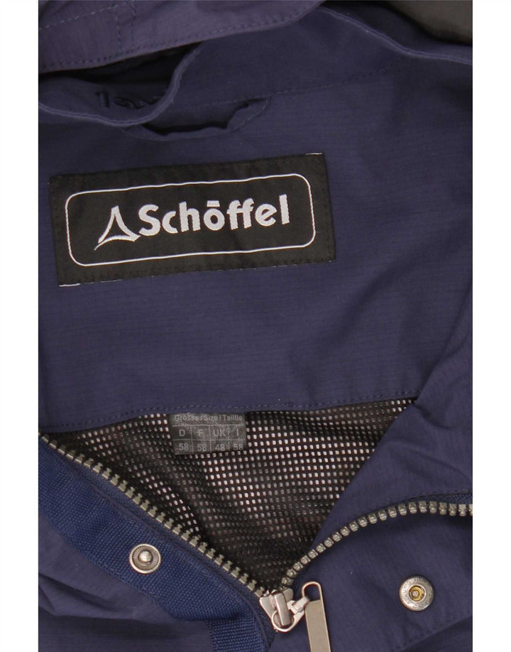 Schöffel Herren-Utility-Jacke mit Kapuze, UK 48 4XL, Marineblau