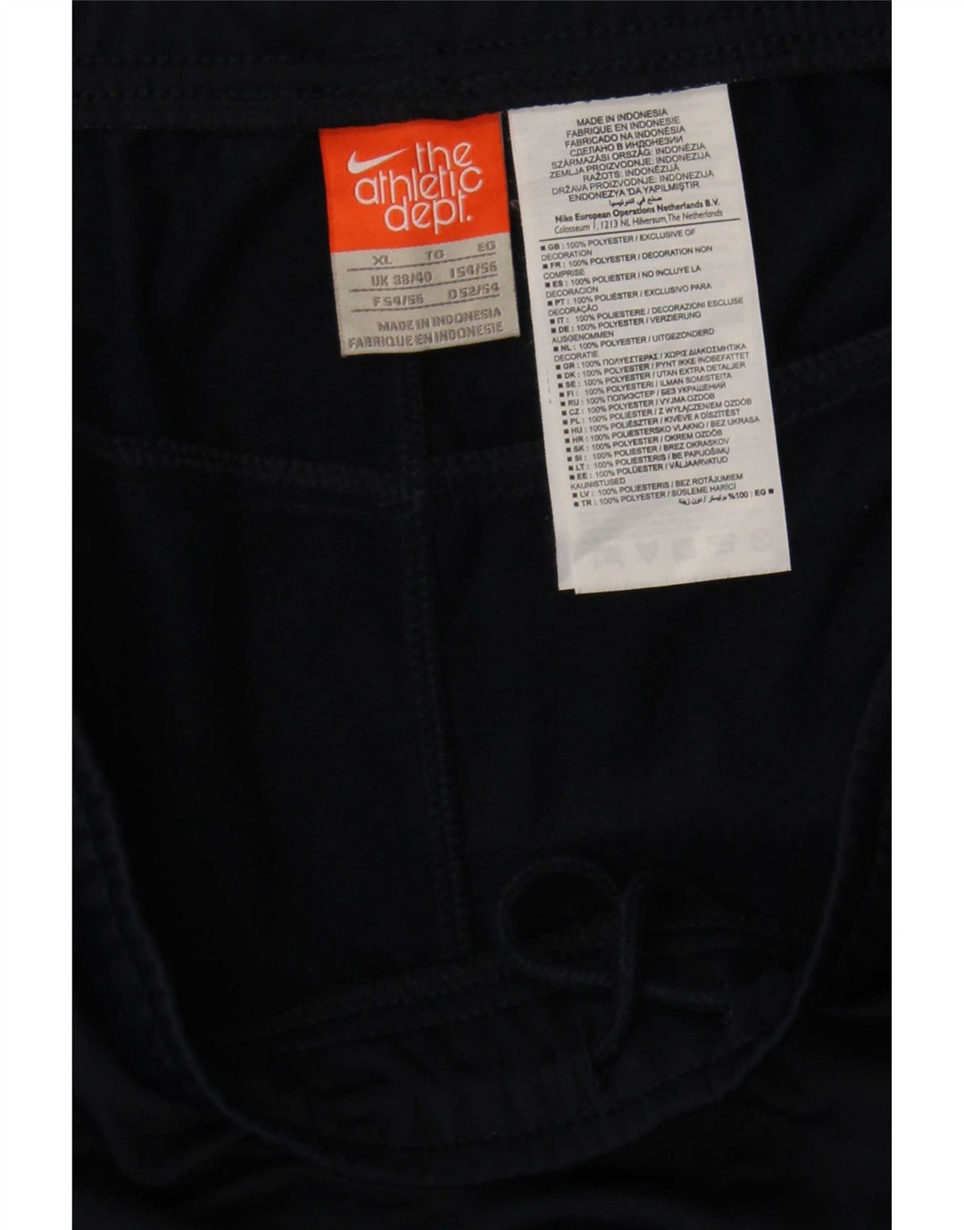 Nike Herren-Trainingshose XL, Marineblau, Polyester
