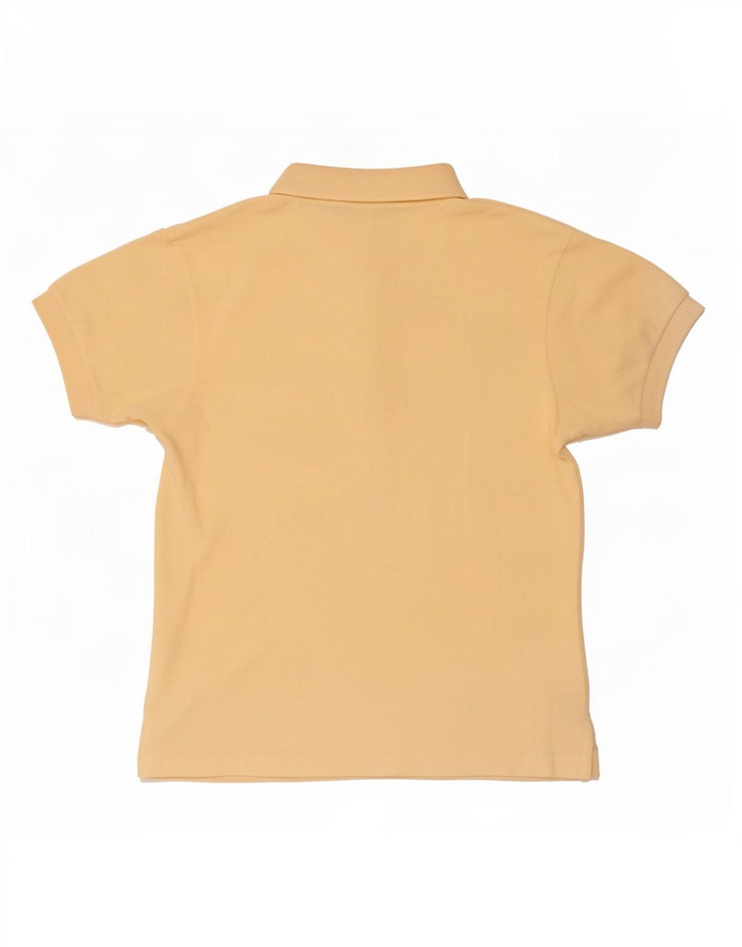 Lacoste Damen-Poloshirt, Größe 38, mittelgelbe Baumwolle