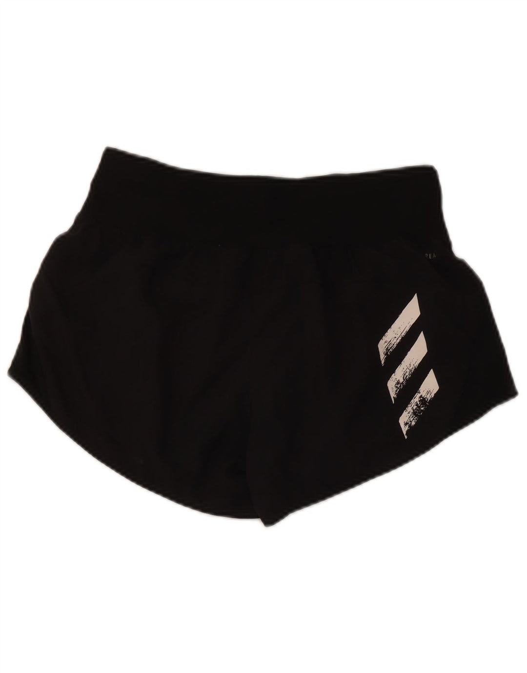 Adidas Damen Sportshorts UK 10 Small Schwarz Polyester
