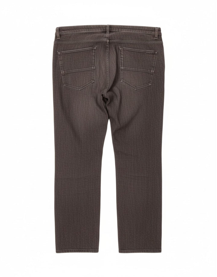 TRUSSARDI Mens Straight Jeans W38 L30 Grey Vintage Trussardi and Second-Hand Trussardi from Messina Hembry 
