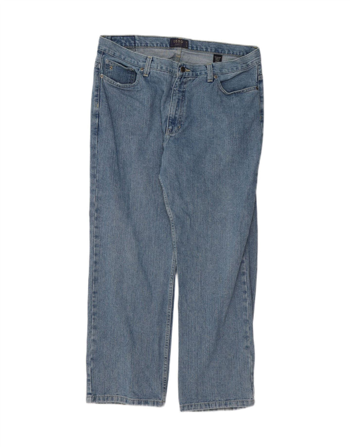 IZOD Mens Classic Fit Straight Jeans W38 L29 Blue Cotton Vintage Izod and Second-Hand Izod from Messina Hembry 